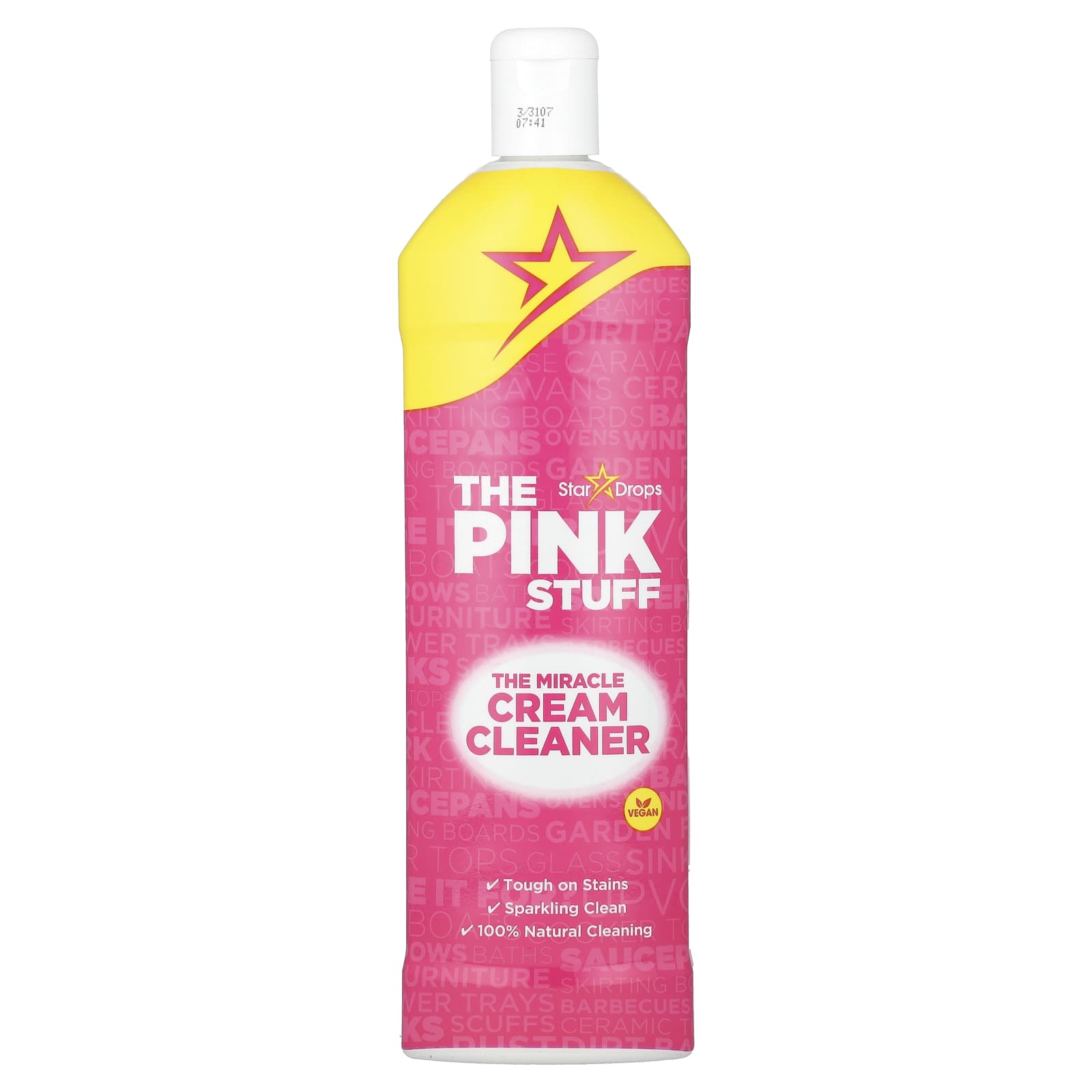 The Pink Stuff - La Pasta Limpiadora Milagrosa 850g bundle con El Spray  Multiuso 850ml y La Crema Limpiadora 500ml y 2 Cleverry Esponjas
