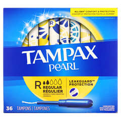 Tampax, Жемчужный, обычный, без запаха`` 36 тампонов