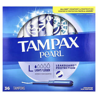 Tampax, Жемчужный, легкий, без запаха`` 36 тампонов