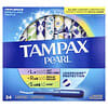 [아이허브] Tampax, Pearl 탐폰, 트리플 팩, 라이트/레귤러/슈퍼, 무향, 탐폰 34개