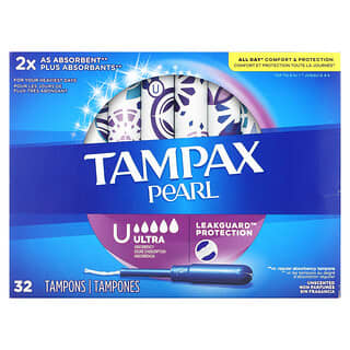 Tampax, Pearl, Ultra, Unscented, 32 Tampons