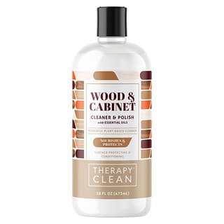 Therapy Clean, Wood & Cabinet，含精油的清潔和拋光劑，16 液量盎司（473 毫升）