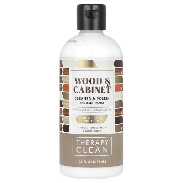 Therapy Clean, Madeiras e Armários, Limpador e Polidor com Óleos Essenciais, 473 ml (16 fl oz)