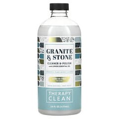 Therapy Clean, Granite & Stone, Cleaner & Polish with Lemon Essential Oil, 16 fl oz (473 ml)