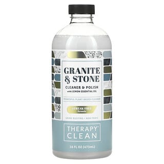 Therapy Clean, Granite & Stone, очищающее средство и полироль с эфирным маслом лимона, 473 мл (16 жидк. унций)