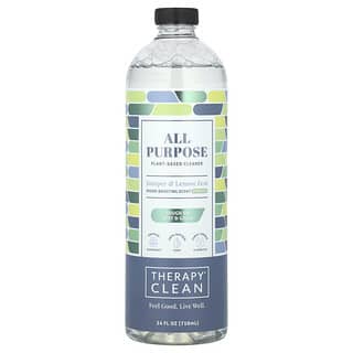 Therapy Clean, All Purpose Plant-Based Cleaner, Juniper & Lemon Zest, 24 fl oz (710 ml)
