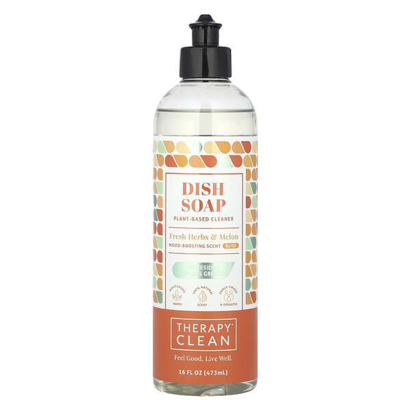 Therapy Clean, 주방 세제, 프레시 허브 & 멜론, 473ml(16fl oz)
