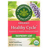 Organic Healthy Cycle, Raspberry Leaf, Caffeine Free, 16 Wrapped Tea Bags, 0.05 oz (1.5 g) Each
