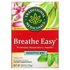 Breathe Easy, Eucalyptus Mint, Caffeine Free, 16 Wrapped Tea Bags, .85 oz (24 g)