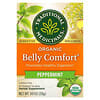 Organic Belly Comfort, Peppermint, Caffeine Free, 16 Wrapped Tea Bags, 0.06 oz (1.75 g) Each