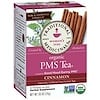Thé pour femme, tisane bio pour syndromes prémenstruels, cannelle, 16 sachets de thé enveloppés, 24 g