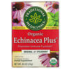 Organic Echinacea Plus, Original with Spearmint, Caffeine Free, 16 Wrapped Tea Bags, .85 oz (24 g)
