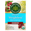 Organic Weightless, Cranberry, Caffeine Free, 16 Wrapped Tea Bags, 0.05 oz (1.5 g) Each