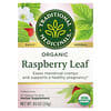 Organic Raspberry Leaf, Caffeine Free, 16 Wrapped Tea Bags, 0.05 oz (1.5 g) Each