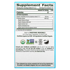 Traditional Medicinals, Détoxifiant biologique EveryDay, Sans caféine, Baies de Schisandra, 16 sachets de thé emballés, 24 g