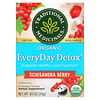 Traditional Medicinals, Organic EveryDay Detox, Caffeine Free, Schisandra Berry, 16 Wrapped Tea Bags, 0.05 oz (1.5 g) Each