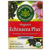 Organic Echinacea Plus, Elderberry, Caffeine Free, 16 Wrapped Tea Bags, .85 oz (24 g)