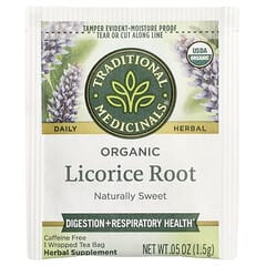 Organic Liquorice Root, Caffeine Free, 16 Wrapped Tea Bags, 0.85