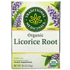 Organic Licorice Root, Caffeine Free, 16 Wrapped Tea Bags, .85 oz (24 g)