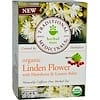 Herbal Teas, Organic Linden Flower, Naturally Caffeine Free, 16 Tea Bags, 1.02 oz (28.8 g)