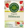 Organic Hibiscus, Caffeine Free, 16 Wrapped Tea Bags, .99 oz (28 g)