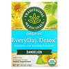 Organic EveryDay Detox, Dandelion, Caffeine Free, 16 Wrapped Tea Bags, 0.85 (24 g)