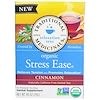 Relaxation Teas, Stress Ease, Organic, Naturally Caffeine Free, Cinnamon, 16 Wrapped Tea Bags, .85 oz (24 g)