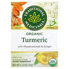 Traditional Medicinals, Organic Turmeric with Meadowsweet & Ginger, Caffeine Free, 16 Wrapped Tea Bags, 0.07 oz (2 g) Each