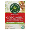 Traditional Medicinals, Organic Cold Care PM, Meadowsweet Cinnamon, Caffeine Free, 16 Wrapped Tea Bags, 1.13 oz (32 g) Each