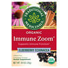 Traditional Medicinals, Organic Immune Zoom, Elderberry Echinacea, Caffeine Free, 16 Wrapped Tea Bags, 0.06 oz (1.75 g) Each