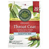Traditional Medicinals, Organic Throat Coat® 드롭스, 유칼립투스 민트, 멘톨 30정