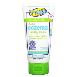 TruKid, Easy Eczema Therapy Cream, Fragrance Free, 3.4 fl oz (100 ml)