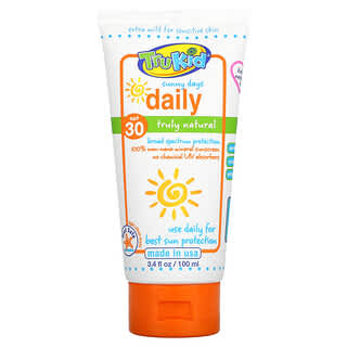 TruKid, Sunny Days Daily Sunscreen, SPF 30, Light Citrus, 3.4 fl oz (100 ml)