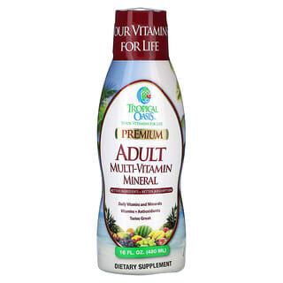 Tropical Oasis, Premium Multi-Vitamin Mineral, For Adults, 16 fl oz (480 ml)