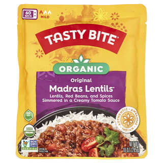 Tasty Bite, Madras Lentils™ Orgânico Original, Suave, 285 g (10 oz)