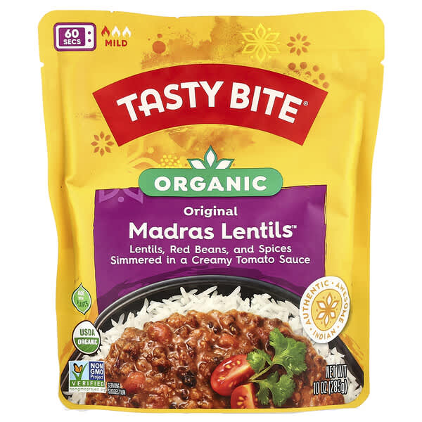 Tasty Bite, Organic Original Madras Lentils™, mild, 285 g (10 oz.)