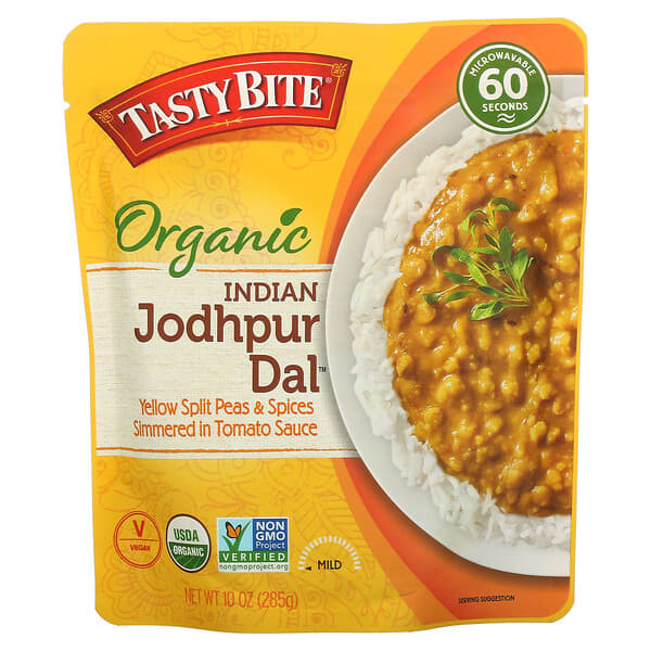 Tasty Bite, Dal de Jodhpur indio orgánico, suave, 285 g (10 oz)