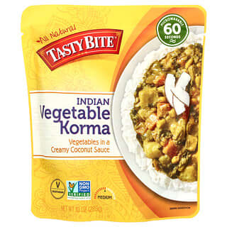 Tasty Bite, Korma vegetal de la India, mediano, 285 g (10 oz)