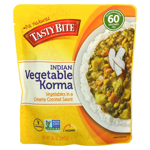 Tasty Bite, Индийская овощная корма, средняя, 285 г (10 унций)