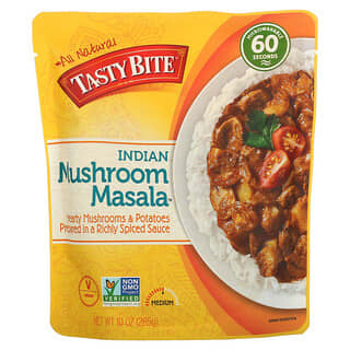 Tasty Bite, インディアンMushroom Masala（キノコマサラ）、中辛、285g（10オンス）
