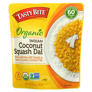 Tasty Bite, 유기농 인도 코코넛 스쿼시 달, 마일드, 285g(10oz)