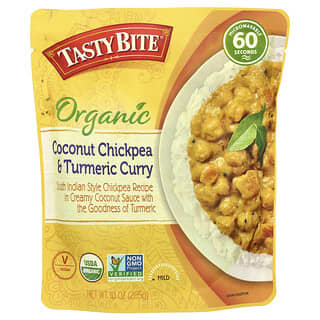 Tasty Bite, Curry de pois chiches et curcuma biologique à la noix de coco, 285 g