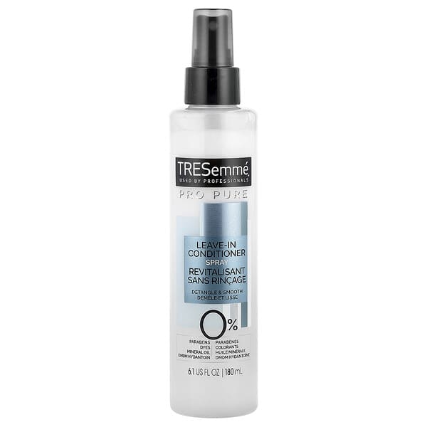 TRESemmé, 프로 퓨어 리브-인 컨디셔너 스프레이, 엉킴 제거 및 스무스, 180ml(6.1fl oz)