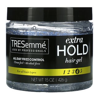 Tresemme, Gel para el cabello con fijación adicional, 4, Control del frizz durante todo el día, 426 g (15 oz)