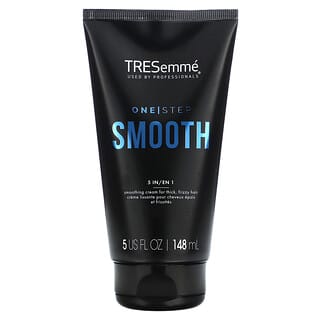 Tresemme, One Step, Smooth, 5 In 1 Smoothing Cream,  For Thick, Frizzy Hair, 5 fl oz (148 ml)