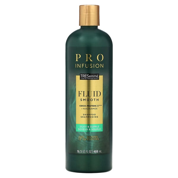 Tresemme‏, חליטת Pro, שמפו חלק, 16.5 אונקיות נוזל (488 מ“ל)