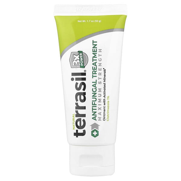 Terrasil, Antifungal Tedavi, Maksimum Güç, 1,7 oz (50 g)
