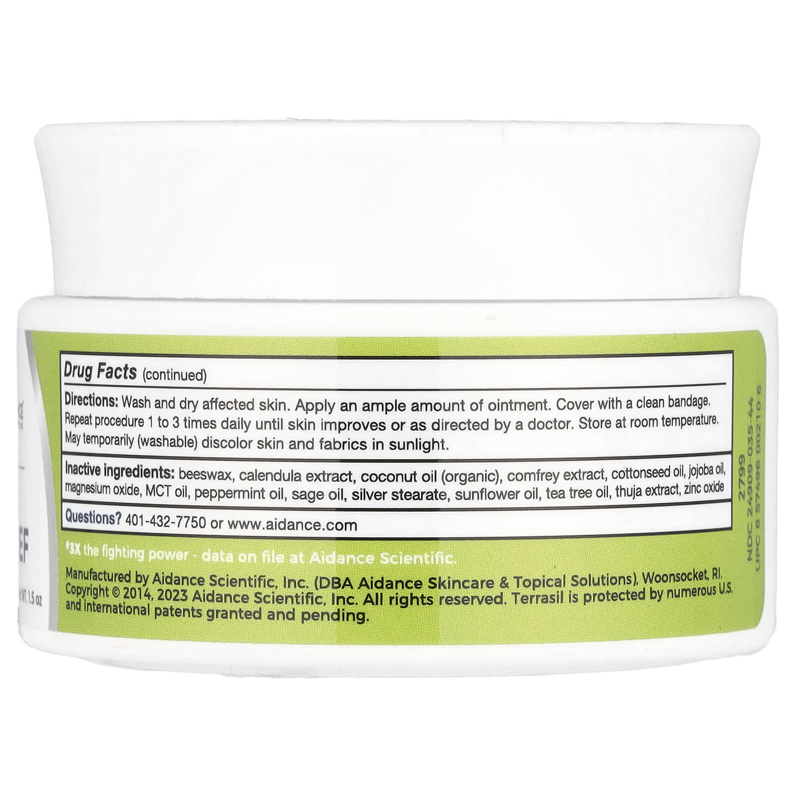 Terrasil, Bed Sore & Pressure Sore Relief, 1.5 oz