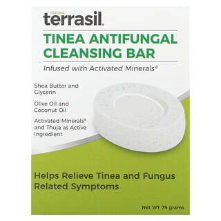Terrasil, Tinea Antifungal Cleansing Bar, antimykotische Reinigungsseife bei Pilzbefall, 75 g