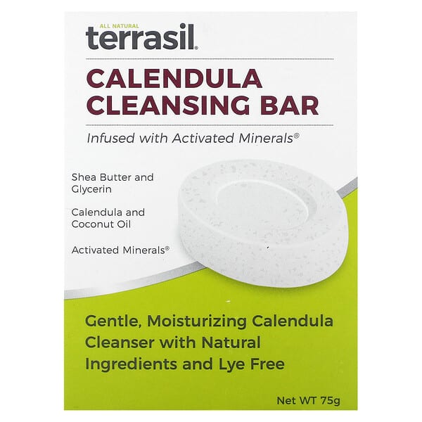 Terrasil, キンセンカクレンジングバー、75g